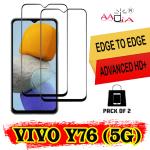 aadia ADVANCED HD+ EDGE TO EDGE TEMPERED SCREEN GUARD PROTECTOR FOR VIVO Y76 (5G) (PACK OF 2)