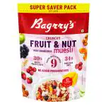 Bagrry's Crunchy Muesli with 30% Fruit & Nut Cranberries, 750 GM |34% Fibre Rich Oats|No Sugar Infuesed Fruits|Real Fruits|Breakfast Cereal|Protein Rich|Cranberry Muesli