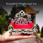 Biyanka Bal Gopal Singhashan Thakur Ji Aasan Bal Gopal Singhasan for Pooja, God Idols, Pooja Chowki,