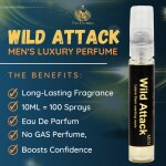 Europa Products WILD ATTACK Pocket Perfume Spray For Men| perfume for men | deo | deodrant | scent | attar | itra | perfume gift pack | perfumes | perfume | bodyspray | perfume spray | perfumes gift set