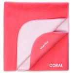 Cherilo Quick Dry Waterproof Protector Baby Dry Sheet , Extra Large (140cm X 200cm)| Salmon Rose