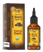 Organic Extra Dark Jamaican Black Castor Oil (237ml), With Traditional & Typical Handmade Roasted Castor Beans I Good For Hair And Skin Health