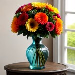 Love Creation A4 Size poster print for creative wall art- bohemian-sunset-vase-watercolor-painting-9414(Non Sticker)