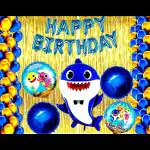 Sv Traders Baby Shark/Cartoon/Chillar Party Birthday Decoration Kids Favorite Combo Kit Of 50 Pieces