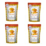 FZYEZY Natural Freeze Dried Mango Fruit for Kids and Adults | Camping Vegan snacks dried Healthy Fruit | Survival food |freeze-dried fruits slices|Pantry groceries dehydrated snacks|2.82 oz (80 gm) Pack of 4 20gm each