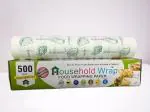 HouseHold wrap Multipurpose Food Wrapping Paper Eco-Friendly Food Grade Butter Paper Food Storage Roll for Sandwich, Cheese, Fruit, Bread, Snacks 500gram