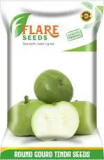 Flare Seeds Round Gourd Tinda Vegetable Seeds 100 Per Packet
