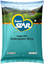 STAR 555 Premium Indrayani Aromatic Rice | 100% Natural Unpolished Daily Consumption Rice - 30 Kg