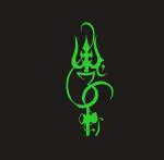 DreamKraft Green Vinyl Glow In Dark Religious Radium Sticker 25x17 cm