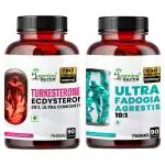 Humming Herbs Ultra Fadogia Agrestis 90 Capsules & Turkesterone Ecdysterone 90 Capsules Combo Pack