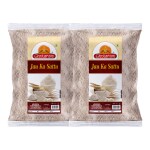 Ghotaram Jau Barley Satu Pith/Barley Sattu Flour/Jau Ka Sattu SUPREME Quality Roasted Barli/Jau dhani Flour-100% Pure,100% Natural, with High PROTEIN High FIBRE/Roasted Jau Barley Sattu-1960g(pac 2x 980g)