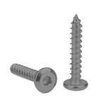 RELY (Pcs-15) M6.5x70 mm Self Tapping Allen JCB Head Head Screw | Allen Flat Head Furniture Bolt for Joining Wood Boards, Cabinets, Cupboards,Chairs & Beds