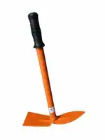 UTKARSH Garden Hand Hoe 2 in 1 | Heavy Duty Gardening Tool Hand Hoe for Home Garden | Digging, Landscaping Garden Hand Hoe | Weeding, Tilling, Aerating Soil Hand Hoe - Set of 1 Tool