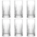 Tap2kaart Whisky Tumbler Glass,Lead-Free Glass Material,Crystal Clear Glass Water/Juice Glass (300ml, Glass, Clear)pack 6