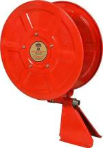 Eco Fire Red Alloy Steel, Plastic Isi Mark Mild First Aid Hose Reel Drum With Pipe And Nozzle, 30 M