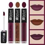 FS ForSure Matte Me Non Transferable Vitamin E Matte Liquid Lipstick (Pack of 3) Multicolor