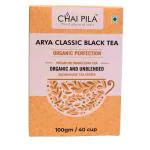 CHAI PILA CLASSIC BLACK TEA | 100% Organic & Authentic Darjeeling Long Leaves Black Tea | Strong & Refreshing 100G Tea Pack
