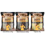 Zoff Essential Whole Spices | Pack of 3 | Jeera Whole 150g,Black Mustard 150g & Tejpatta 75g | Healthy Spices | Easy to use | 100% Natural | Net weigth 375g
