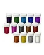 WorldWesties Nail Art Glitter Set of 14 Multicolor 10g Each Fine Glitter Powder for Eyeshadow, Cosmetic, Arts, Crafts, Decoration Body Glitter, Face Glitter For Festival, Makeup, Halloween