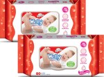 Xtracare Wetty Wet Wipes Cherry Blossom 80 Pulls( pack of 2 )