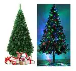 Bitona Multicolor Plastic Christmas Tree For Home Office - 6 Ft