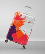 Skybags Mirage Nxt | Large Check-in Trolley | Hard Sided Luggage | Polycarbonate | Orange White