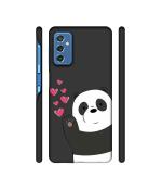 Casotec Love Panda Design 3D Printed Hard Back Case Cover for Samsung Galaxy M52 5G