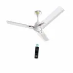 KUHL Arctis A1 1050mm Decorative Power Saving BLDC Ceiling Fan with Remote | 24W | Saves upto 65% Electricity | 5 Star | High Air Flow | Stylish Design | White