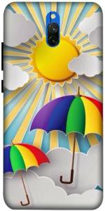 SARTOOLIYA Redmi 8A Dual Multicolor Plastic Chata Multicolour Wallpaper Water Proof Back Cover