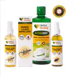 NATURE DROP Combo -Dishwashing Liquid- 500 ML + LIZARD REPELLENT 100 ML + COCKROACH REPELLENT 100 ML