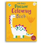 Little Baby's Colouring Book Dinosaur (Fun Stickers Inside) | A4 Size Book with Colourful Images