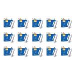 Murphy 15 Watts Slim Square LED Warm White Panel Ceiling Light (pack of 15)