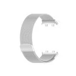 RUPELIK (Chain Oppo 41mm Silver) Oppo Watch Band Stainless Steel Adjustable Magnetic Loop Bracelet Strap for Oppo Watch 41MM (Watch Not Included) Silver