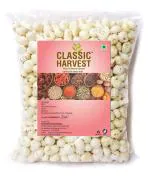 Nutrition Rich Organic Lotus Seed / Gorgon Nut Puffed Kernels / Phool Makhana / Fox Nut 500 gm