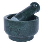 Rathore handicrafts White Granite and Marble Mortar and Pestle Set 10.2 cm