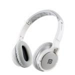 Portronics Muffs M1, White Wireless Bluetooth Over Ear Headphone Powerful Bass And Handsfree Calling (POR-1514)