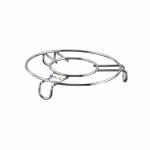 FINE ARTS Stainless Steel Trivet | Hot Pot Stand | Cooker Stand | Kadhai Stand | Trivet - Round from Bottom