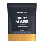 Nutrabay Gold Mighty Mass Gainer - Rich Vanilla Creme -1kg