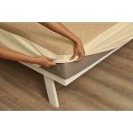 SAVOY CONCEPTS Terry Ultra Soft Waterproof Cotton Mattress Protector, Beige (72 x 72 inch)