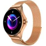 beatXP Nuke 1.32 inch Super AMOLED Display Bluetooth Calling Smart Watch, 466 * 466px, Metal Body, 500 Nits, 60Hz Refresh Rate, 100+ Sports Modes, 24/7 Health Tracking, IP67 (Gold with Metal Magnetic)