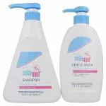 Sebamed Chamomile Baby Gentle Wash and Body Shampoo (Pack of 2)