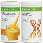 HERBALIFE NUTRITION 500 gm Mango Formula-1 NUTRITION al Shake with 400 gm Personalized Protein Powder