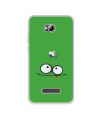 Casotec Mosquito Smile Design Printed Silicon Soft TPU Back Case Cover for Micromax Canvas Spark 3 Q385