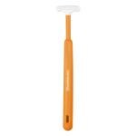 Buddsbuddy BPA Free T-Shape Kids Tongue Cleaner With Non Slip Thumb Grip, Orange