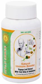 Jivan Shree Papaya Leaf Extract With Tulsi Giloy And Sadabhar, Enzyme Supplements, Digestive Enzyme, Good For Immune Gut And Digestion Bloating, Weight Control Immunity Booster 60 Capsules