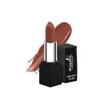 Nude Cosmetics-Creamy Matte Lipstick, Matte Finish,Longlasting,Shea Butter&Vitamin E, BrownyNude,4g