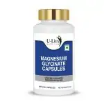 U-LIVA NUTRITION High Absorption Magnesium Glycinate - 60 Veg. Capsules | Supports Nerve, Heart, Bones, Joints, Muscle Health, Anxiety Relief, Metabolism & Improved Sleep Quality | For Men & Women