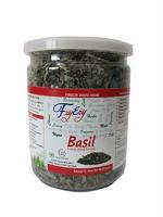 FZYEZY Premium Natural Freeze Dried Basil Herb ,Basil Flakes, Cut & Sifted - 50 gm | Non-GMO and Gluten Free |Tulsi Leaves (Jar Pack)