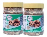 Power Kashmir Brown Walnut Kernels 1 Kg (500gx2) In Food Grade Jar
