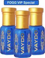 VAYDO FOGG Attar/Perfume 6+6+6ML (Long Lasting 24 hrs, Alcohol-Free Roll)(Total 3 piece) Floral Attar (Natural)